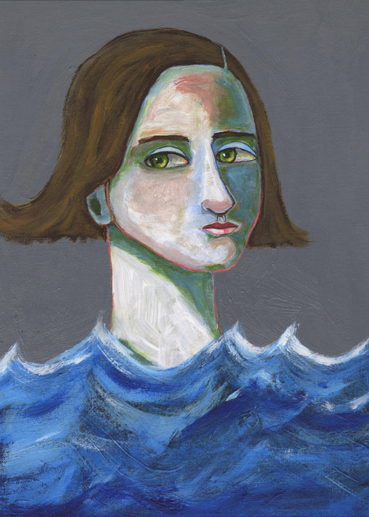 Der Schwimmer | Leinwand