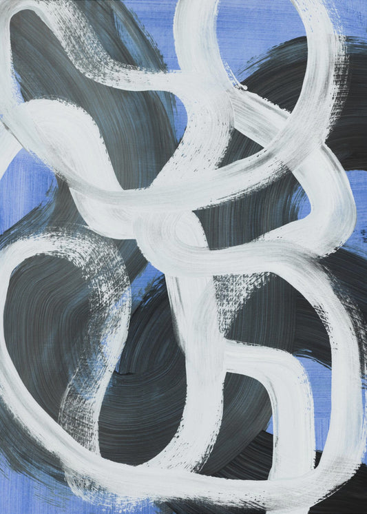 Abstract Brush Strokes 127 | Poster