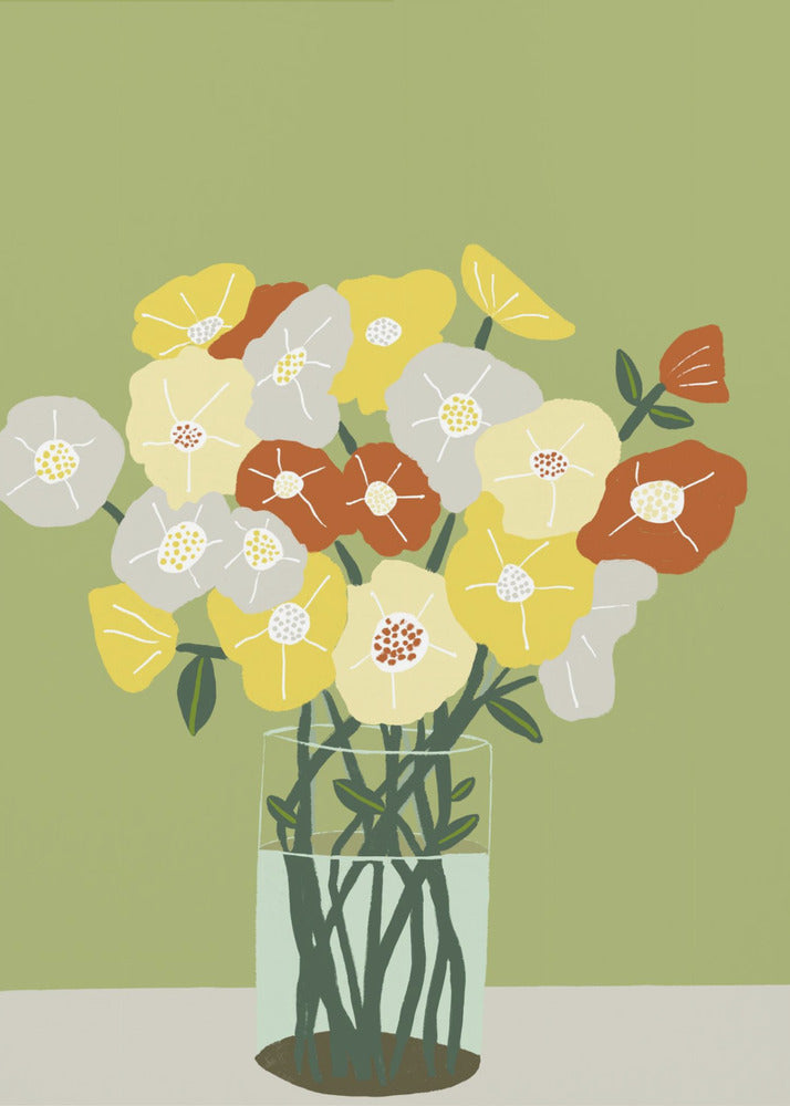 Blumenvase | Leinwand