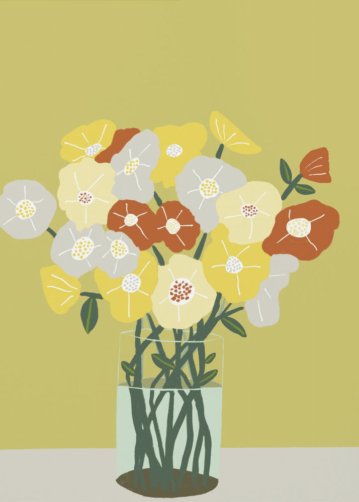 Blumenvase | Leinwand