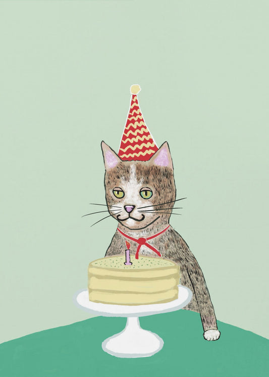 Birthday cat | Canvas