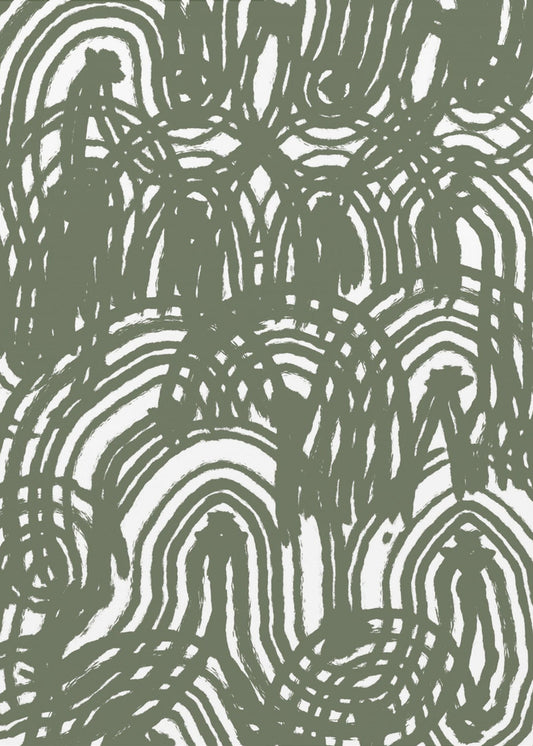 Green Pattern | Canvas