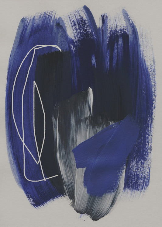 Abstract Brush Strokes 158 | Poster