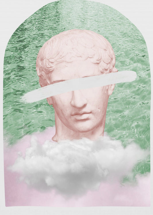 Antike Statue surreales Verhältnis 2x3 | Poster