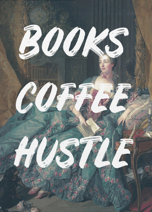 Bücherkaffeeweiß Ratioiso | Poster