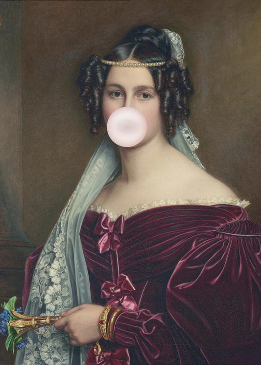 Bubblegumcrescentia Ratioiso | Leinwand