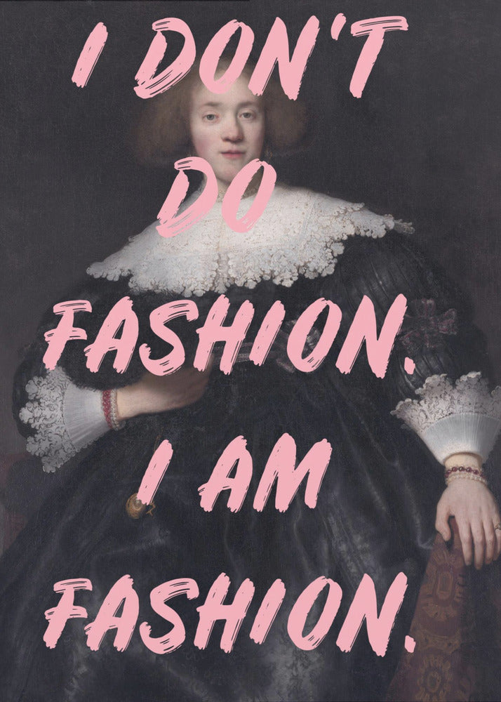 Iamfashionii Ratioiso | Leinwand