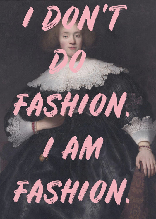 Iamfashionii Ratioiso | Leinwand
