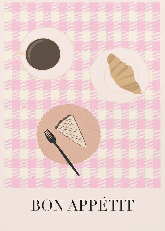 Bonappetitpink Ratioiso | Leinwand