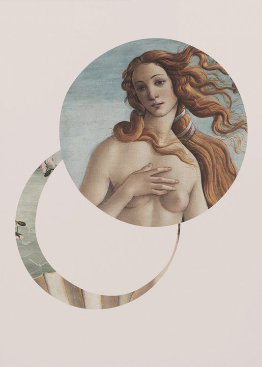 Abstrakte Venus Ratioiso | Leinwand