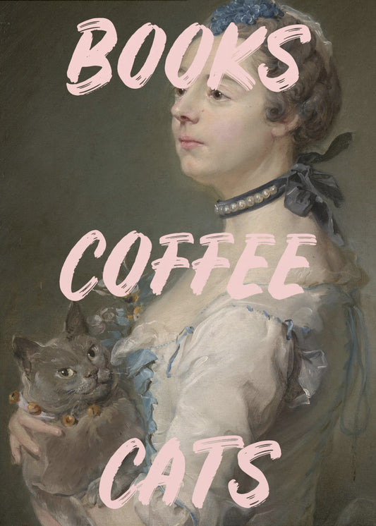 Bookscoffeecats Ratioiso | Leinwand