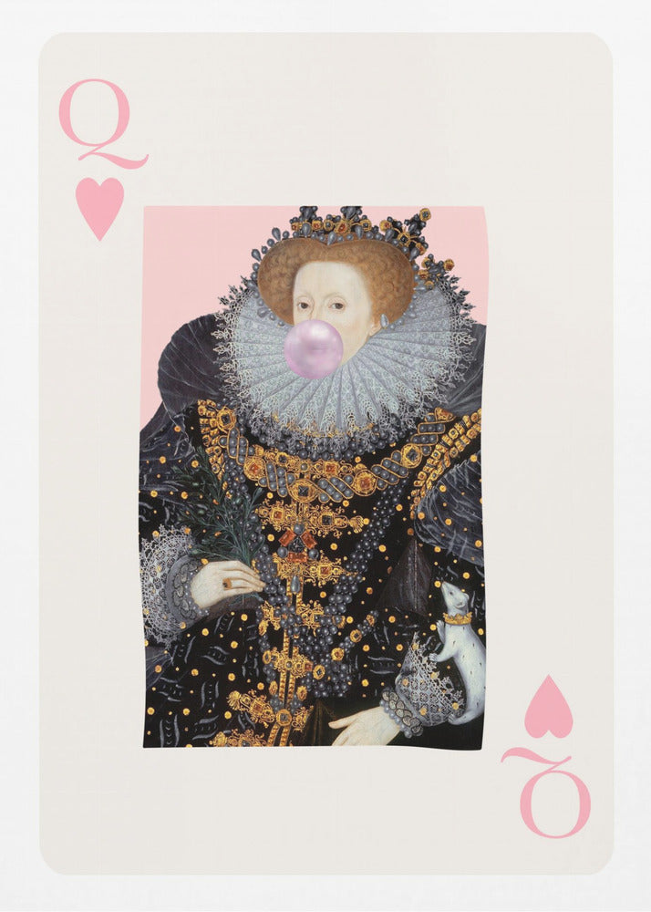 Queenelizabethhearts Iso | Leinwand