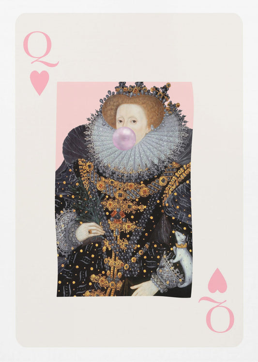 Queenelizabethhearts Iso | Leinwand