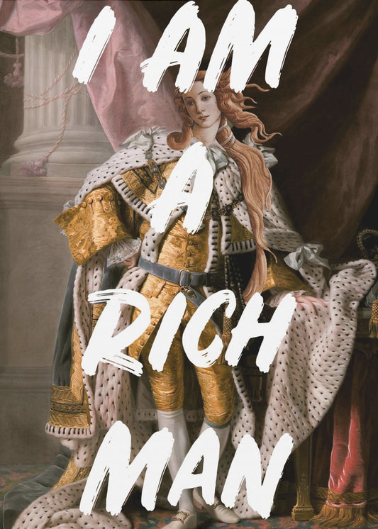 Richmanwhitetext Ratioiso | Leinwand