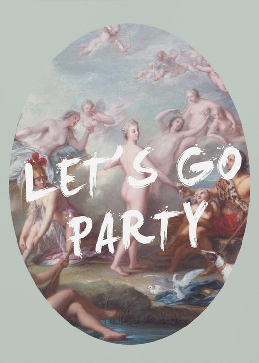 Letsgoparty3 Ratioiso | Leinwand
