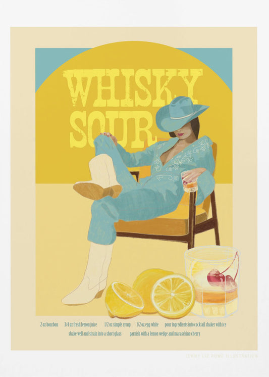 Jlr Cocktails Whiskysour | Poster