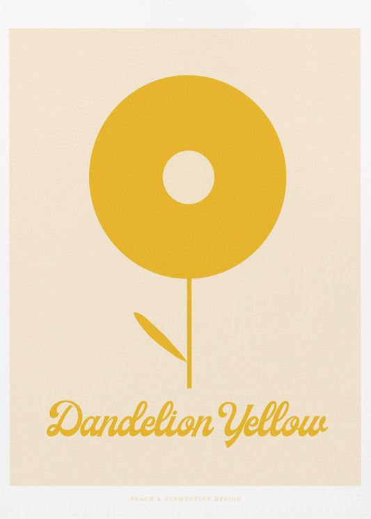 Pandc Löwenzahngelb Kopie | Poster
