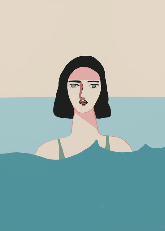 Ozeanschwimmer | Leinwand