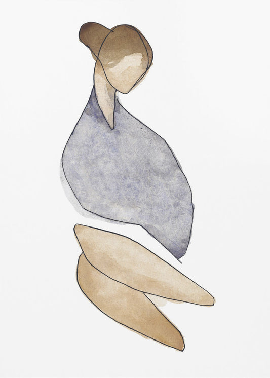 Sitzende Frau Nr. 11 | Leinwand