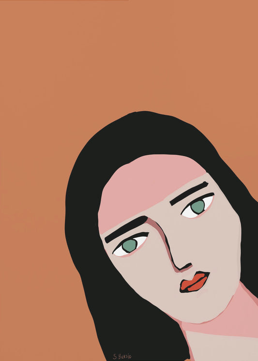 Lady peaking | Canvas