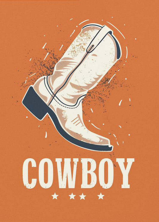 Cowboy Boots Vintage | Poster