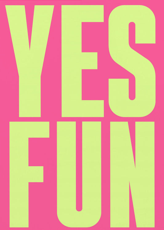 Mutige Neon-Positivität | Poster