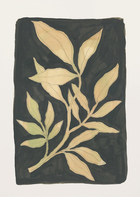 Foliage noir N.1 | Poster