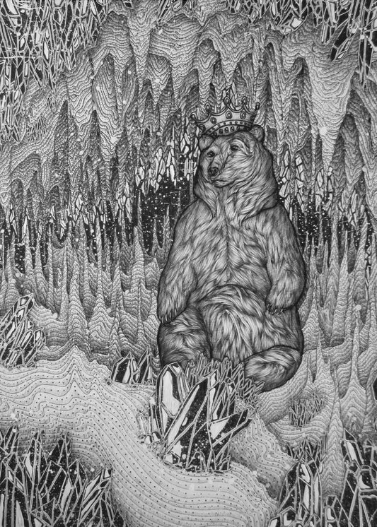 Cave of the Bear King Large | Canvas