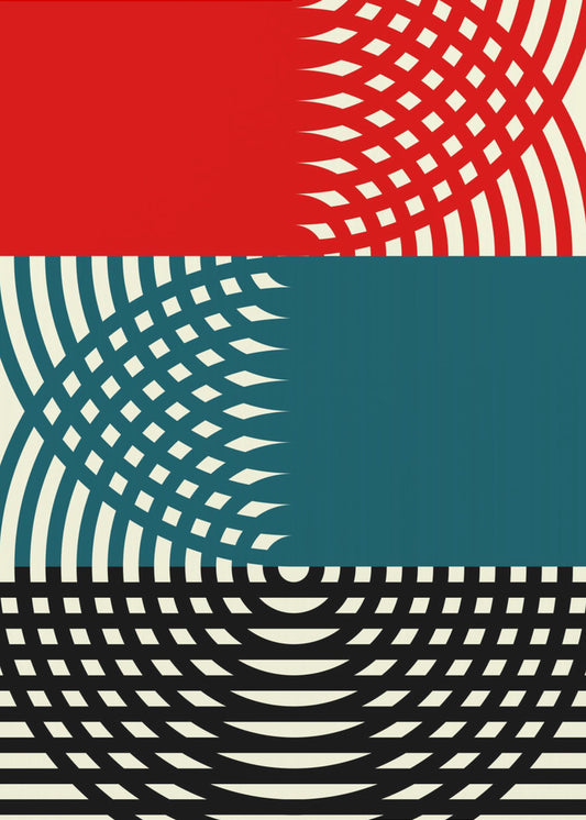 Symmetrische Echos | Leinwand