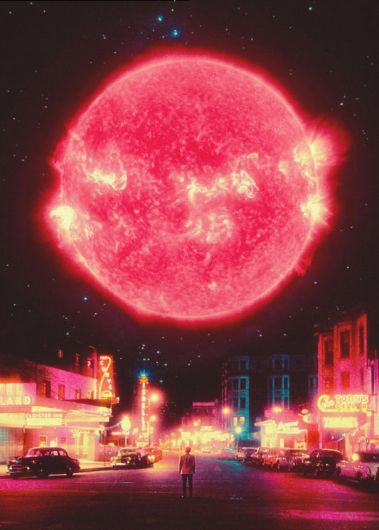 Neon Nightfall | Leinwand