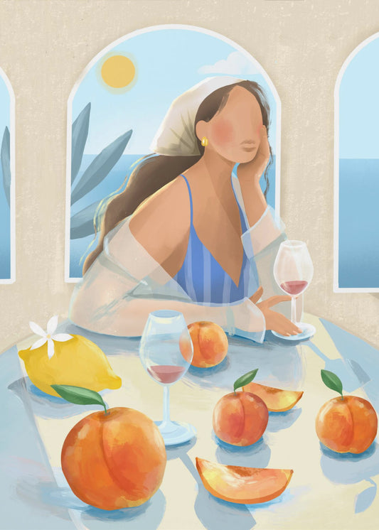 Mädchen mit Pfirsichen | Poster