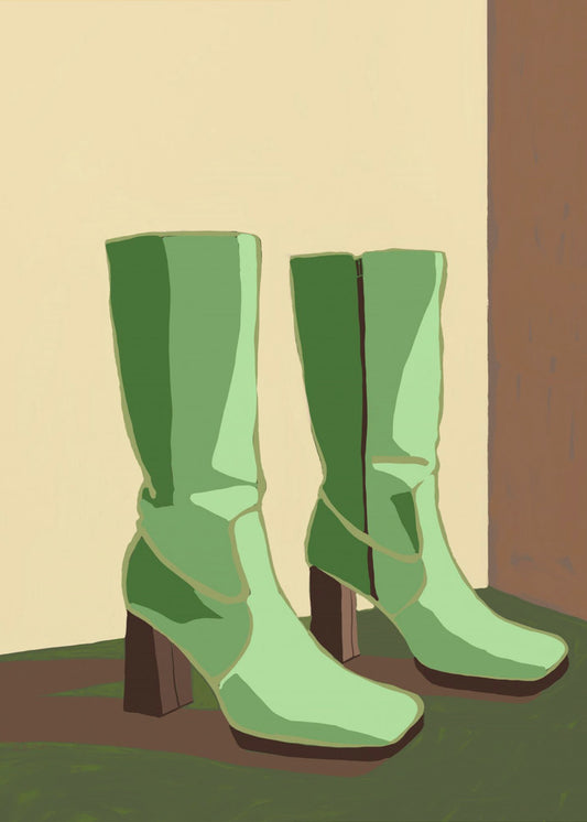 Grüne Stiefel | Canvas
