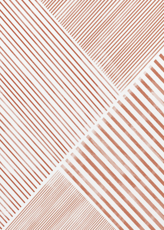 Tanz der purpurnen Streifen | Leinwand