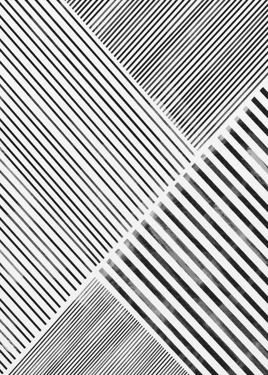 Diagonale Muster | Leinwand