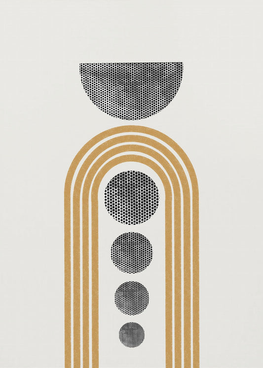 Geometrische Echos | Leinwand
