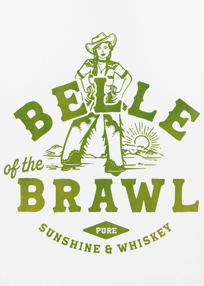Belle Of The Brawl Cowgirl Wandkunst | Poster
