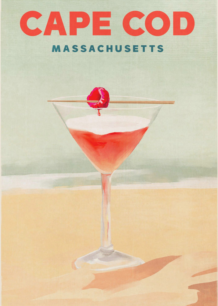Cape Cod Cocktail Großes Poster | Leinwand