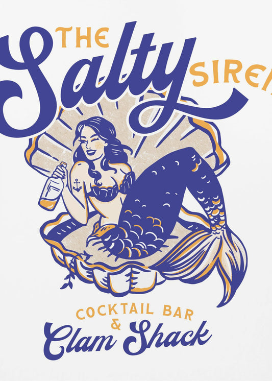 Salty Siren Cocktail Bar &amp; Clam Shack Mermaid | Canvas