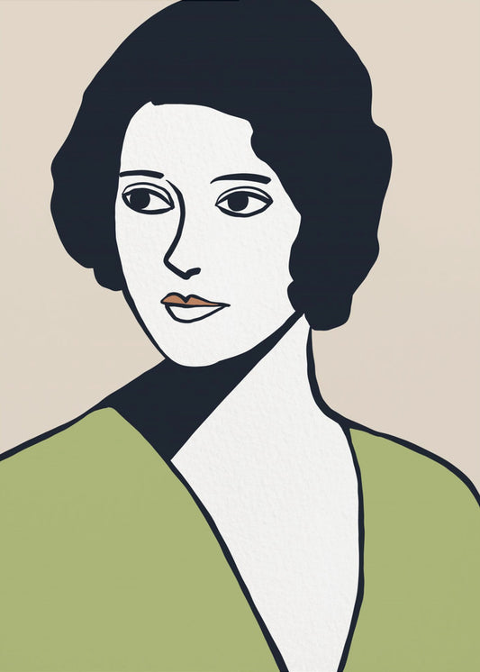 Vintage Frau | Poster