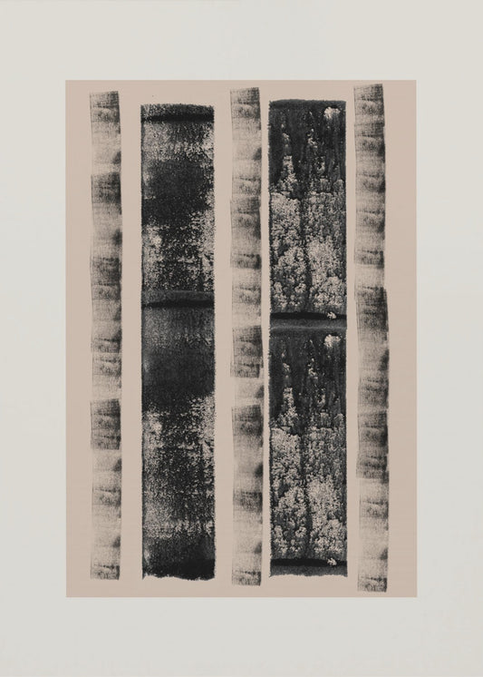 Monochrome Linien | Leinwand