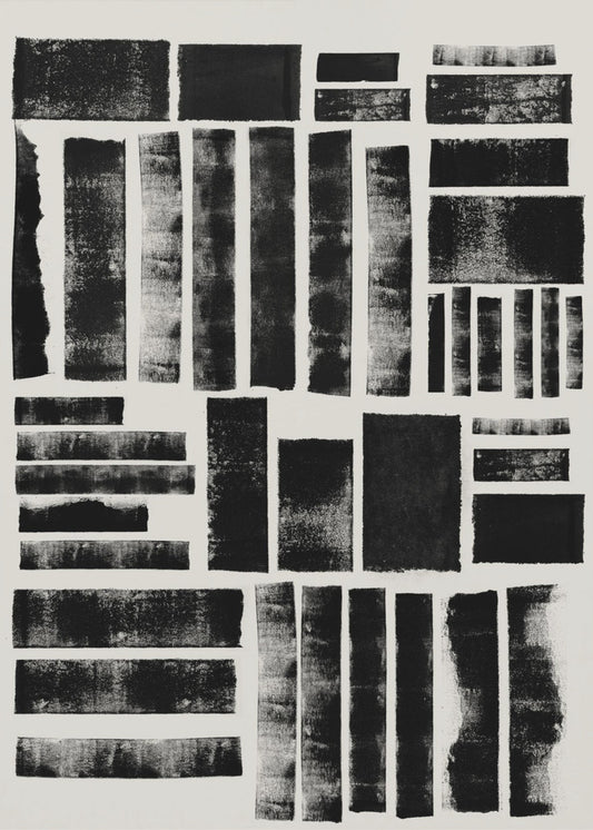 Monochrome Blöcke | Leinwand