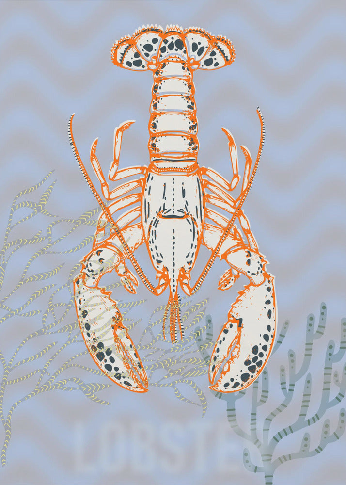Sea life lobster Neptune&#039;s joy | Poster