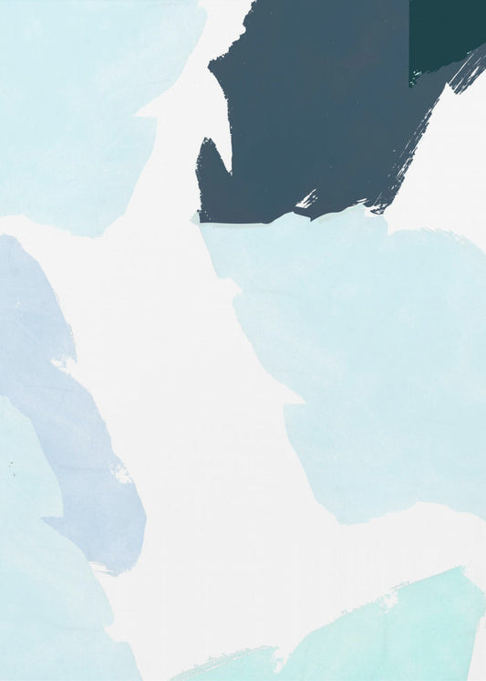 Blaue Farbfelder 2 | Leinwand
