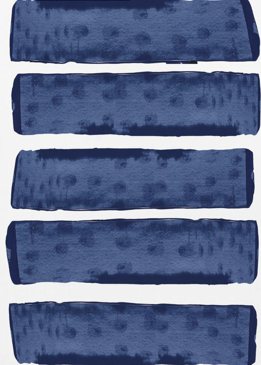 Marineblau Energie 1 | Leinwand