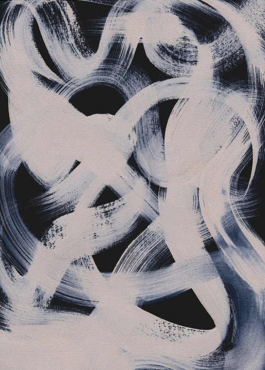 Abstract Brush Strokes 164 | Poster