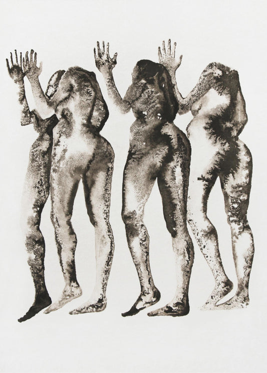 4 Figuren (kopflos) | Leinwand