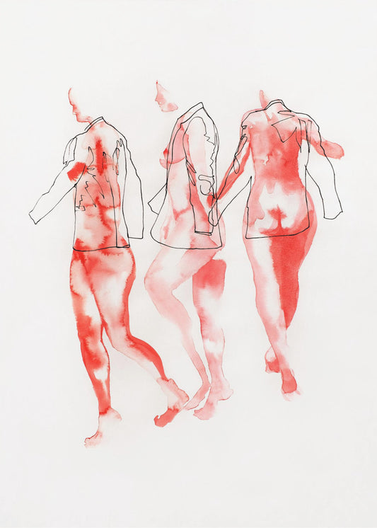 Figurenstudie (Probier mich an) | Leinwand