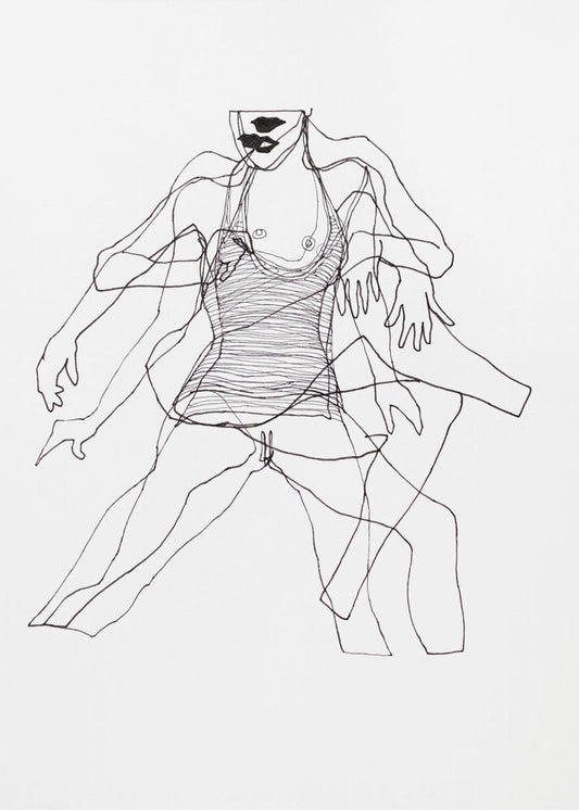 Bewegungsstudie Figur Nr. 2 | Leinwand