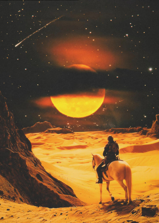 Western Space Adventure | Leinwand