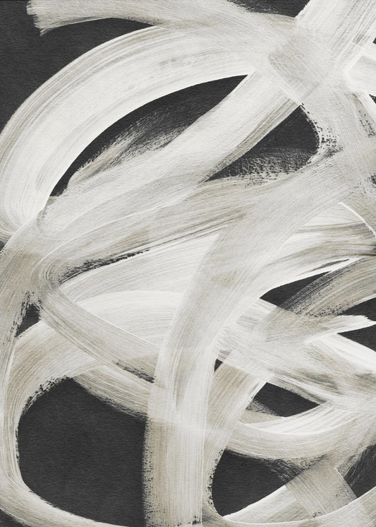 Abstract Brush Strokes 129 | Poster